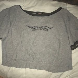 Harley-Davidson cropped tee